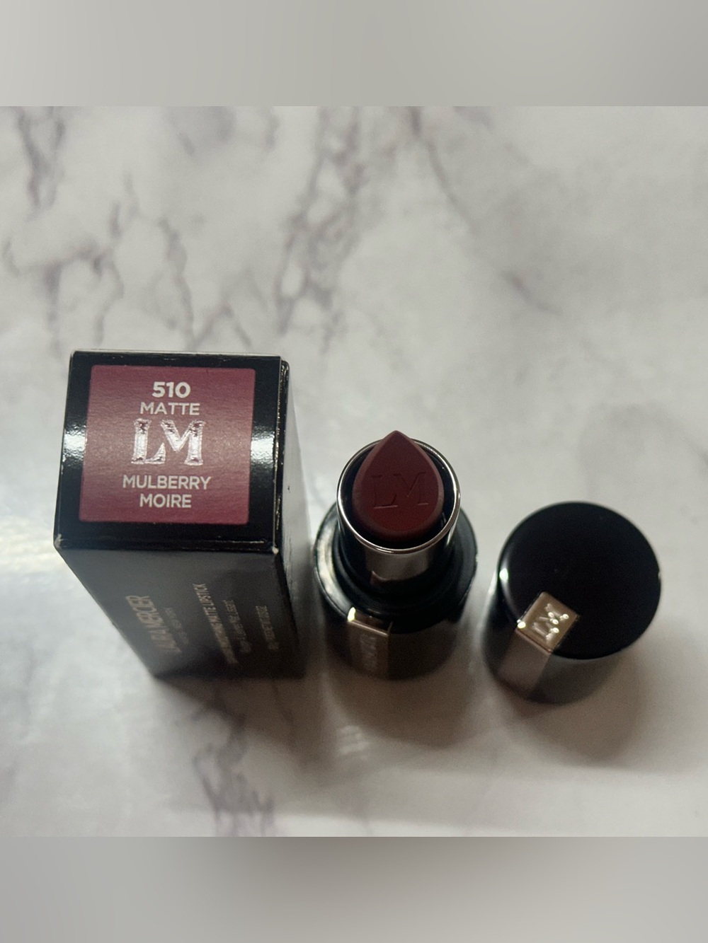 laura mercier Mulberry Moire Matte Lipstick - Deep Mulberry Plum